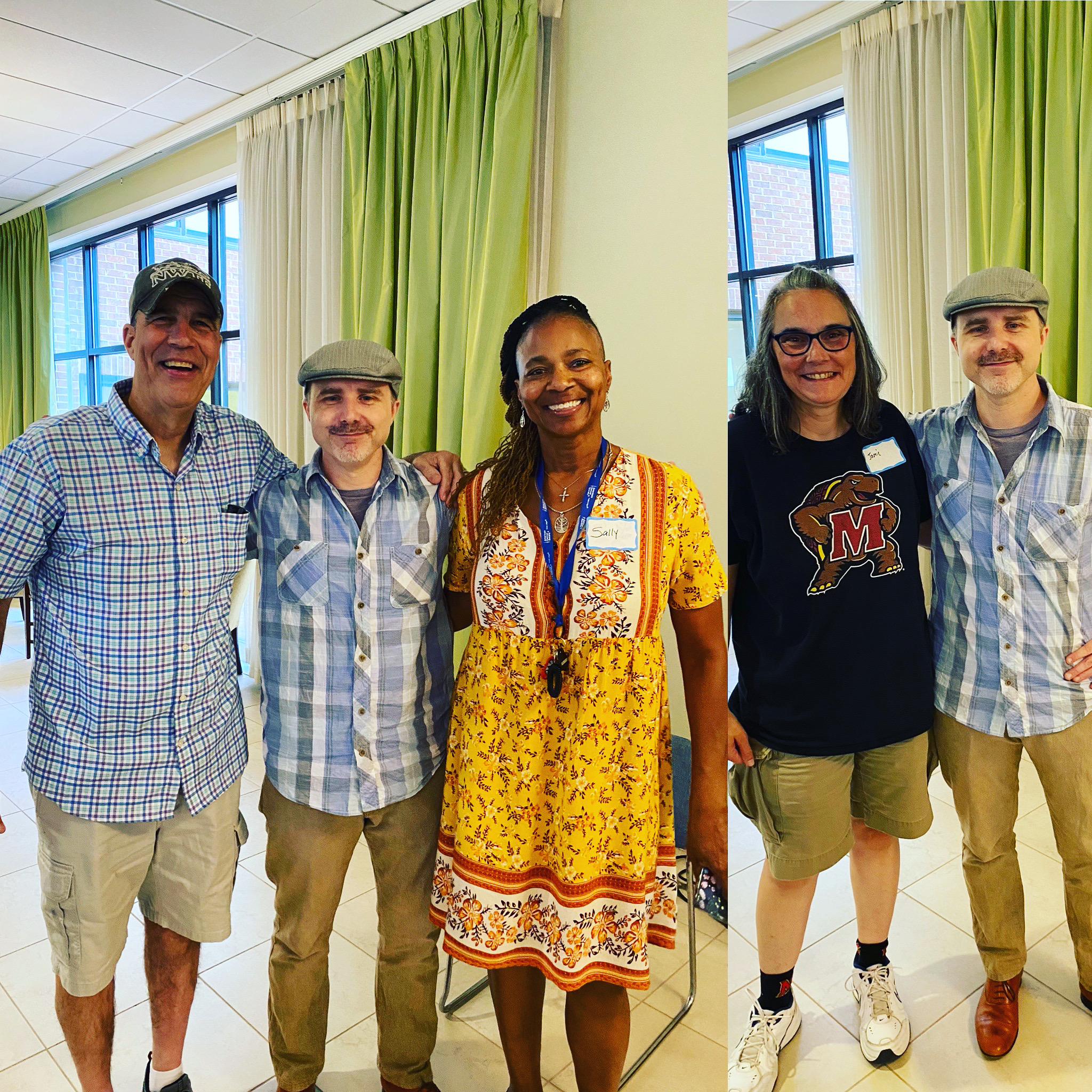 With Hope Lodge clients and family after a performance