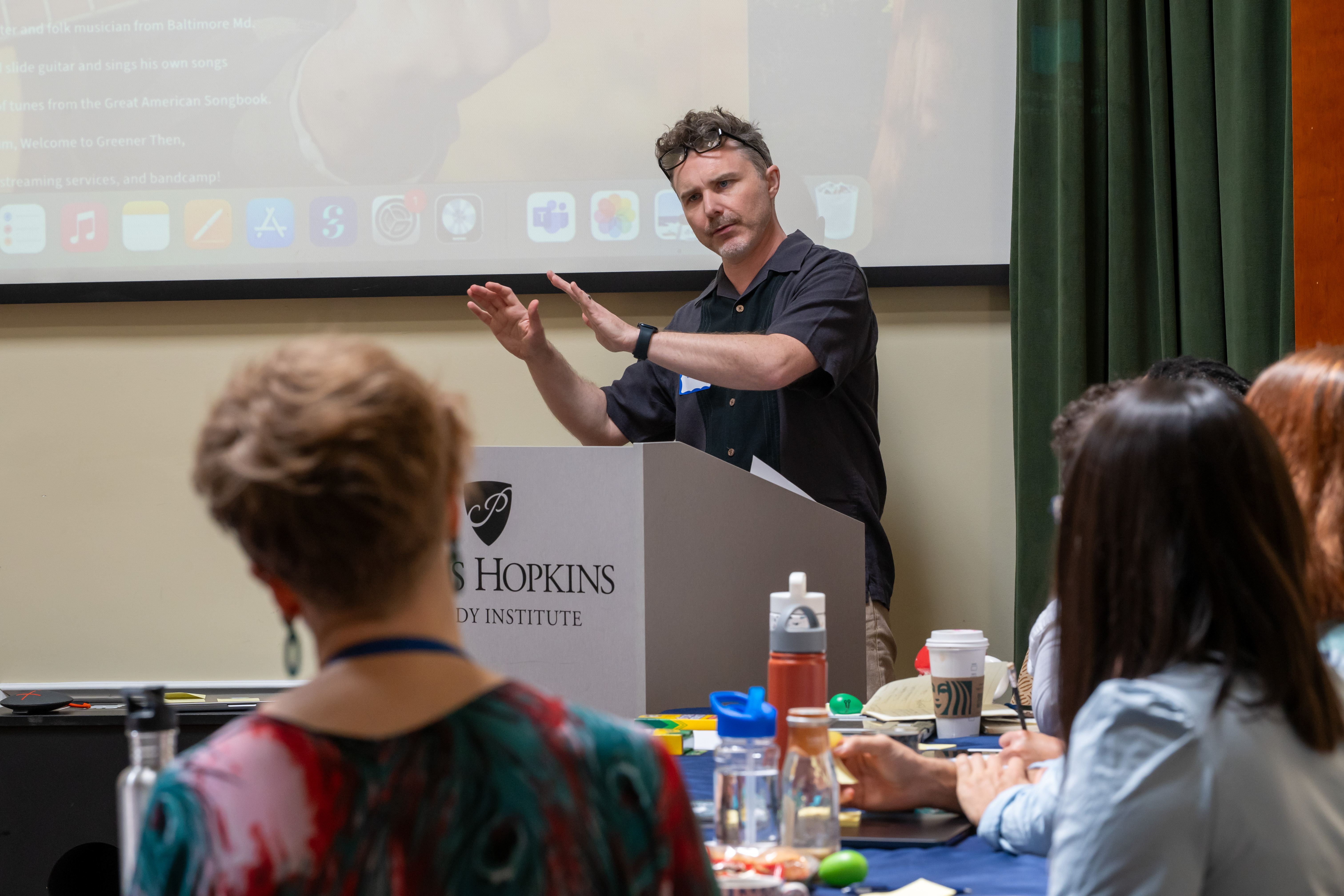 Presenting at Johns Hopkins Peabody Institute - The Power of Music in Healthcare course